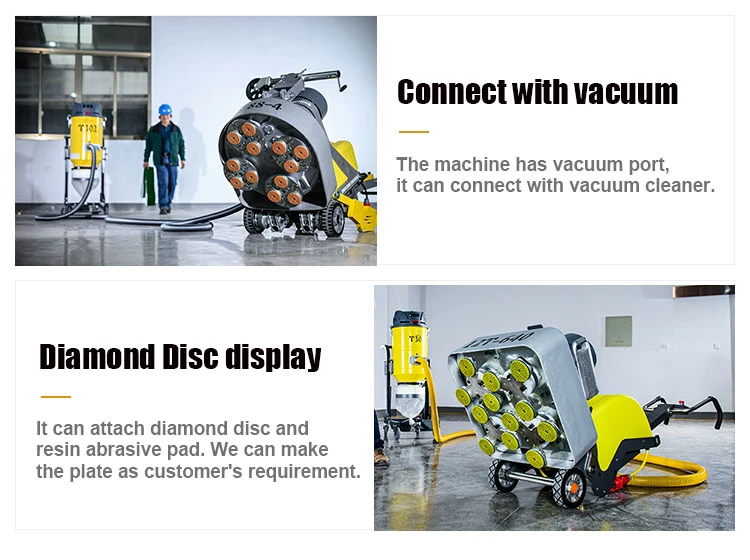 Concrete Floor Grinding Machine Edco Concrete Grinder Marble Floor Buffing Machine 3D Floor Polisher Concrete Floor Grinding Polishing Machine for Sale