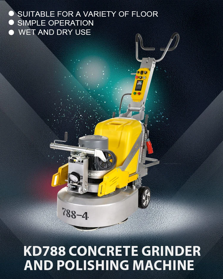 Concrete Floor Grinding Machine Edco Concrete Grinder Marble Floor Buffing Machine 3D Floor Polisher Concrete Floor Grinding Polishing Machine for Sale